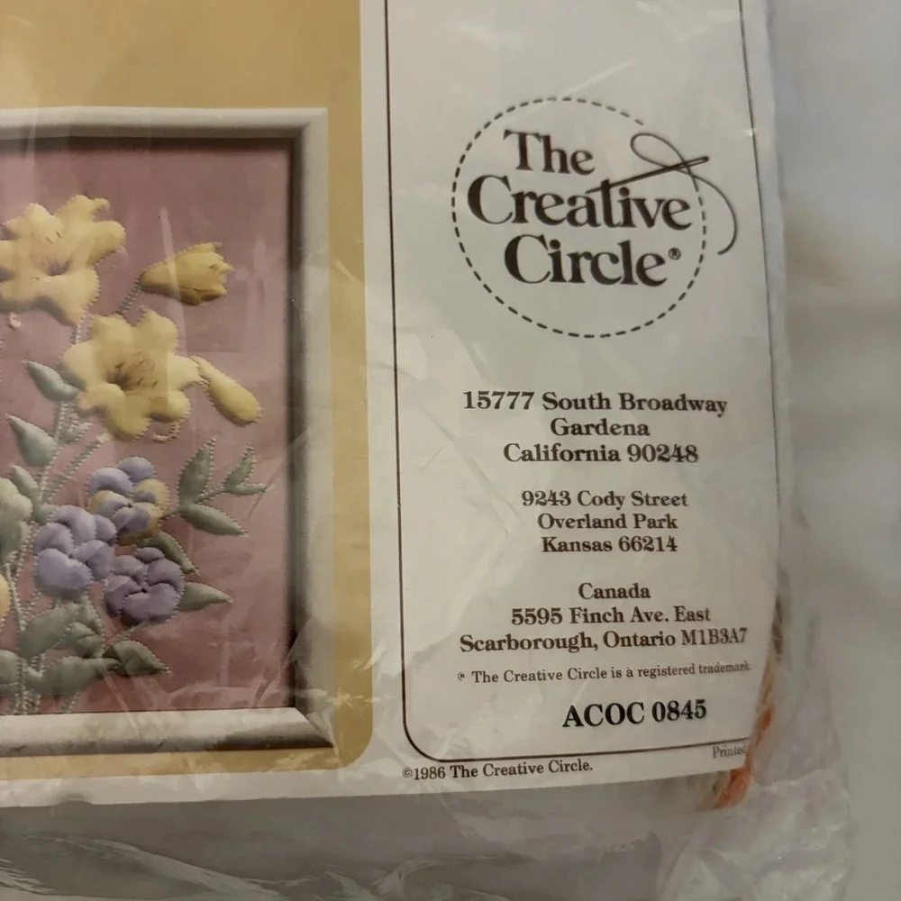 On Parade Geese Candlewicking Embroidery Kit #0845 The Creative Circle 1986 New